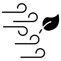 Wind  Icon Element For Design