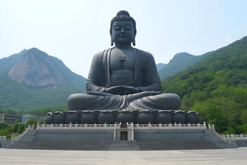 Fototapeta premium The great buddha statue.