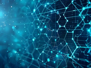 Obraz premium Abstract Network Connection