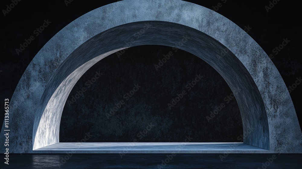 Wall mural Arch in Dark Room