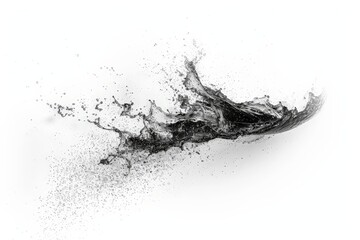 Obraz premium Water Splash in Black and White