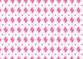 ダイヤ柄のオシャレなシームレスパターン