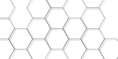 Abstract white background with hexagons . white Hexagonal Background Luxury White Pattern seamless bright white abstract honeycomb background 3D Futuristic abstract geometric mesh cell texture.	
