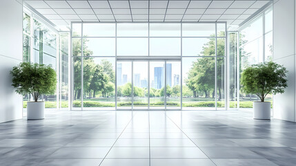 Business office scene