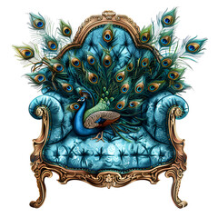 Wonderful peacock feather image