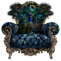 Wonderful peacock feather image