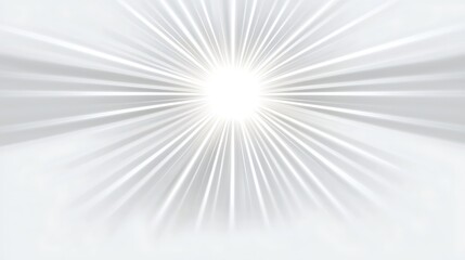 Radiant Light Burst Abstract Grey White Background Design