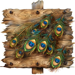 Wonderful peacock feather image