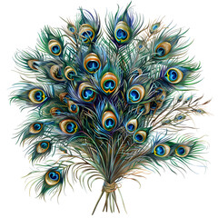 Wonderful peacock feather image