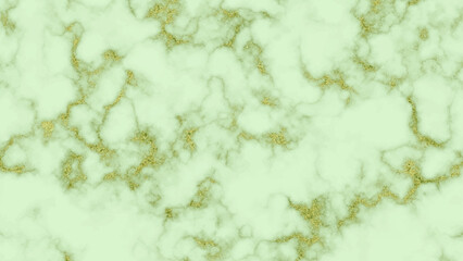 Green light green color mixed with golden color background. Marble land. Luxurious marble texture, ideal for wallpaper,	