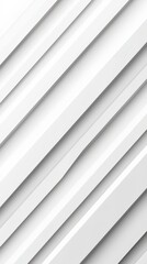 Obraz premium Diagonal Shapes and Shadows on White Background.