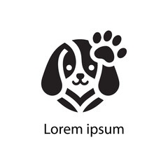 dog logo vector