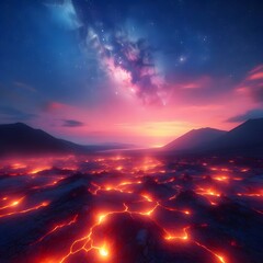 Otherworldly Volcanic Dreamscape