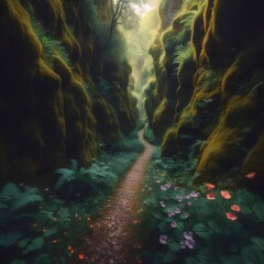  Enchanted Mossy Canyon Trail