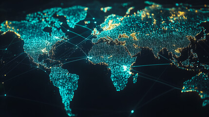 background network points Earth's surface wave background Abstract digital wave background information technology background The background is the background. gradient wave digital wave ban