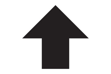 Black arrow icon. Arrow icon isolated. Vector illustrator.