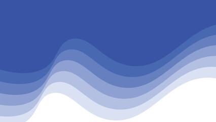 Blue wave design vector image for element design backdrop or presentation
