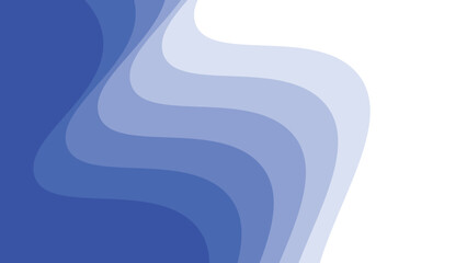 Blue wave design vector image for element design backdrop or presentation