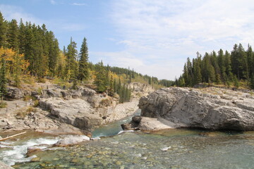 river in the mountains