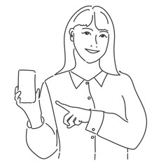 女性　人物　仕事　ビジネス　アイコン