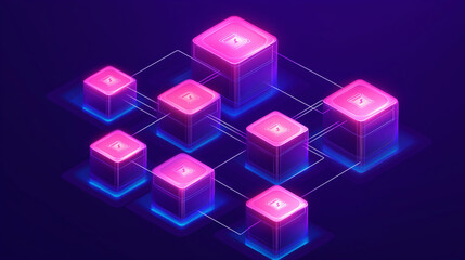 Obraz premium 3d cubes in the shape of a cube