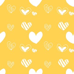seamless pattern with hearts