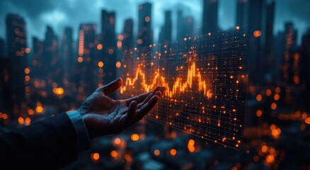 Investment Growth and Financial Success in Business with Rising Interest Rates and Dividend Indicators