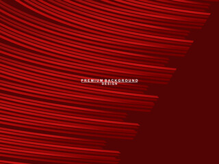 High contrast shiny red and black stripes background. Abstract technology graphic banner design. Vector corporate background.