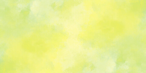 Abstract light tone watercolor background, liquid alcohol ink painting background, Hand drawn yellow, green, and white color background.	