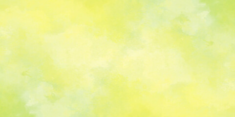 Abstract light tone watercolor background, liquid alcohol ink painting background, Hand drawn yellow, green, and white color background.	