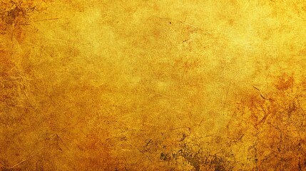 Vintage textured gold background with brown border, aged yellow paper or parchment design perfect for retro or antique-themed projects and artistic creations