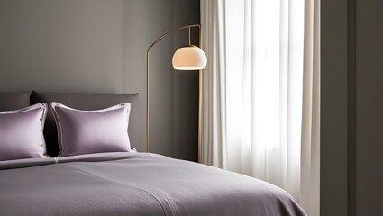 bedroom with bed and pillows