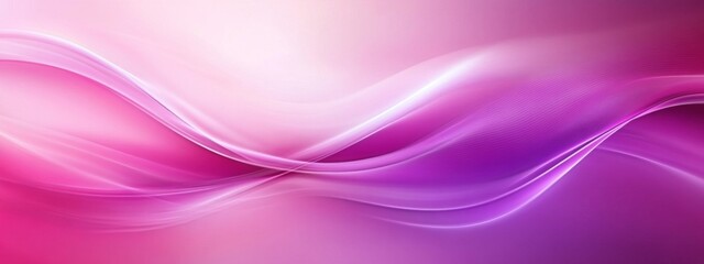 Fototapeta premium Abstract digital art: Pink and purple gradient with wave-like texture conveying peaceful and serene mood