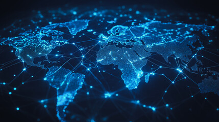 background network points Earth's surface wave background Abstract digital wave background information technology background The background is the background. gradient wave digital wave ban