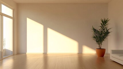 Fototapeta premium room with a window