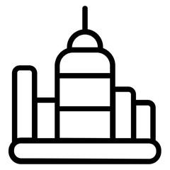 Tower Line Icon