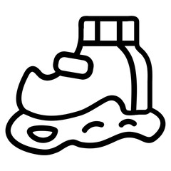 Shoes Line Icon