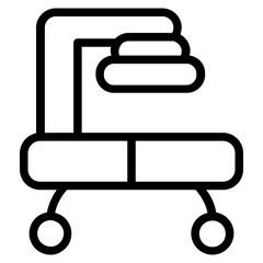 Radiotherapy Line Icon