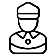 Priest Line Icon