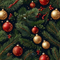 Fototapeta premium Christmas tree in the city