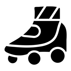 Roller Skates Solid Icon