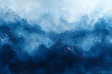 Fototapeta premium Dark abstract background. Night sky background, reflection on water, smoke, fog. Night seascape. 3d illustration 