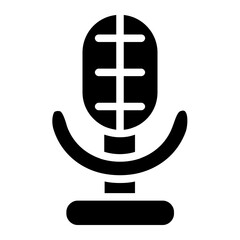 Mic Solid Icon