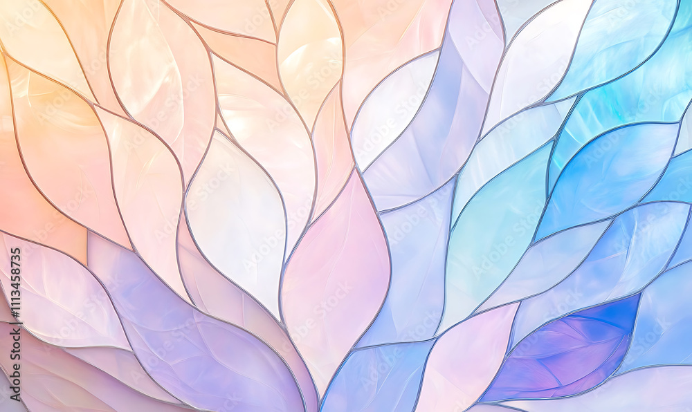 Wall mural abstract pattern background-generative ai