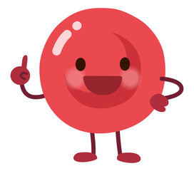 赤血球キャラクター　細胞浸透　医療