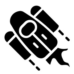 Rocket Solid Icon