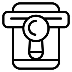 Search Line Icon