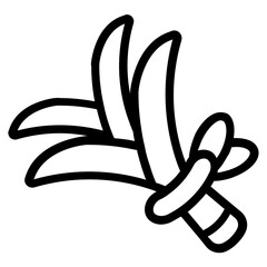 Bunch of Pandan Line Icon