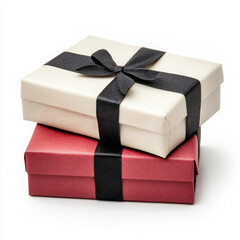 Beautifully wrapped gifts in elegant colors and stylish ribbons.