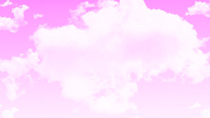 Pastel pink sky with clouds abstract background. Natural pink sky background.